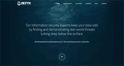 Desktop Screenshot of depthsecurity.com